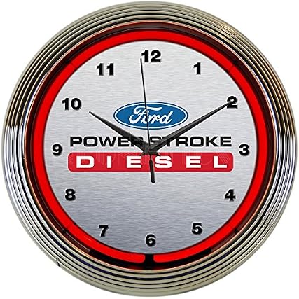 Neonetics 8 FRDPS Ford Power Stroke Diesel Neon Clock product image