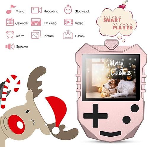 Miniatura 5 de AGPTEK Reproductor de MP3 para niños, reproductor de música portátil de 8 GB con altavoz integrado, radio FM, grabadora de voz, expandible hasta 128