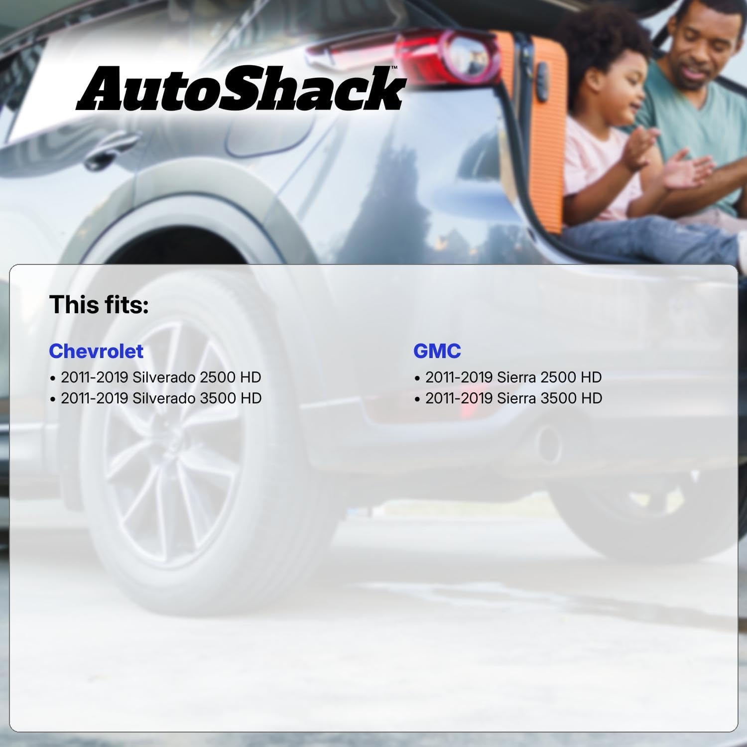 AutoShack Front Wheel Hub Bearing Assembly Left or Right with ABS Replacement for 2011-2019 Chevrolet Silverado 2500 HD 2011-2019 GMC Sierra 2500 HD 1-PC