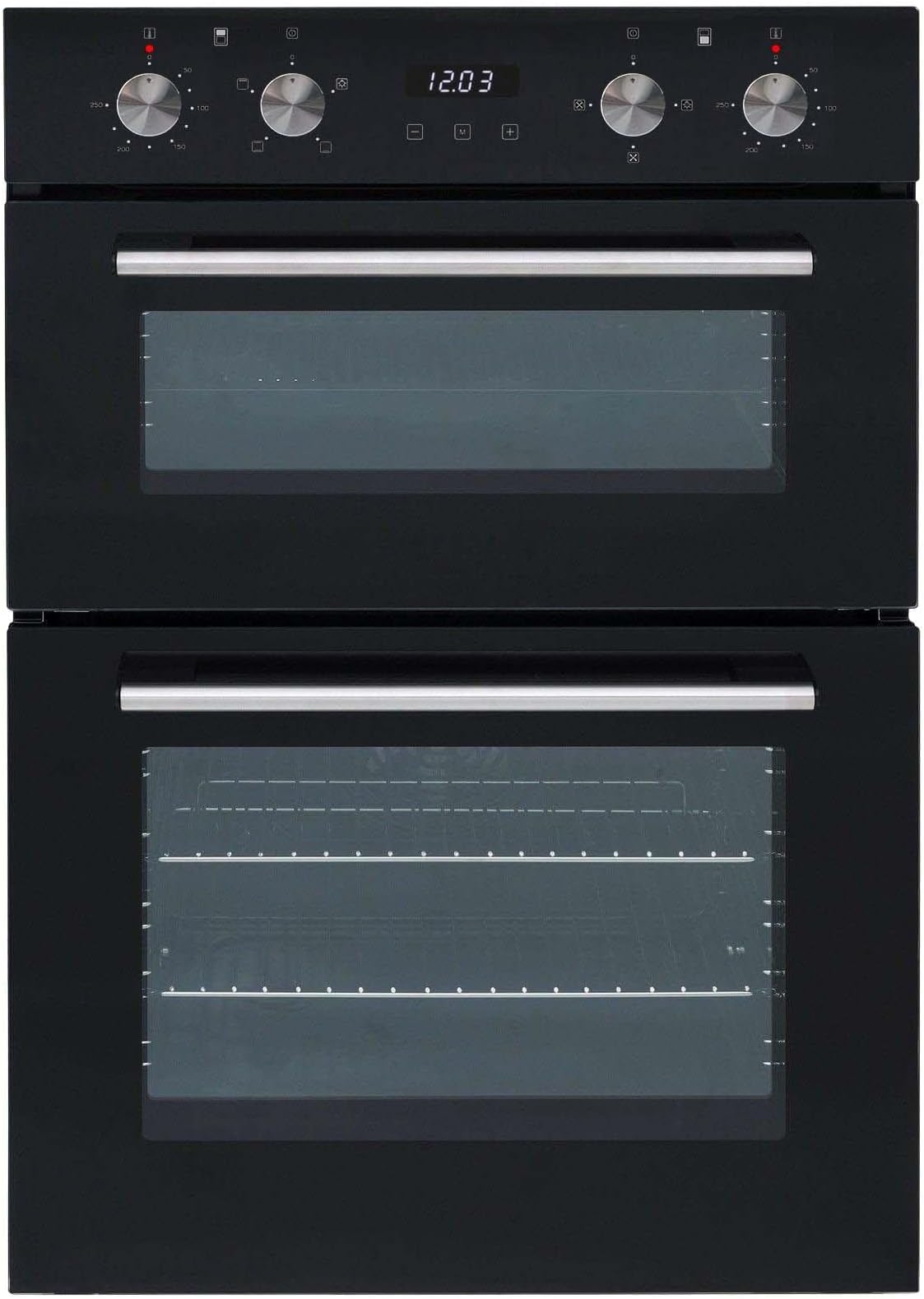 Indesit Aria Electric Built Under Double Oven Black Amazon.co.uk
