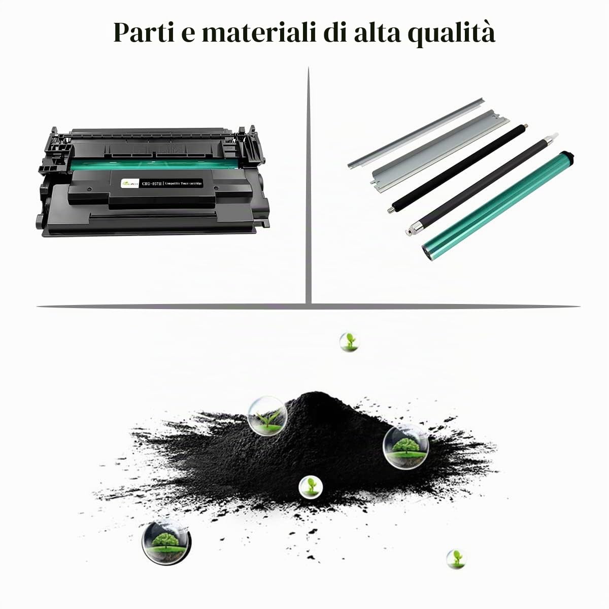 GREENPRINT 057H ( 057 ) Cartuccia Toner Compatibile ad Alta Capacità 10000 Pagine Canon stampante MF449dw MF448dw MF445dw MF443dw LBP228dw LBP227dw LBP226dw LBP223dw MF451dw MF452dw MF453dw