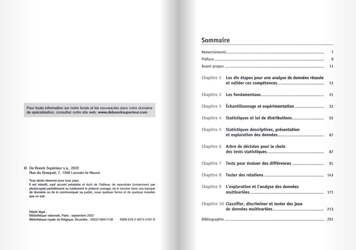 Guide pratique de biostatistique: Choisir les bons outils pour analyser ses données