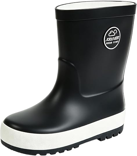 YAAMOO Bottes de pluie souples et confortables grand volume pour enfants