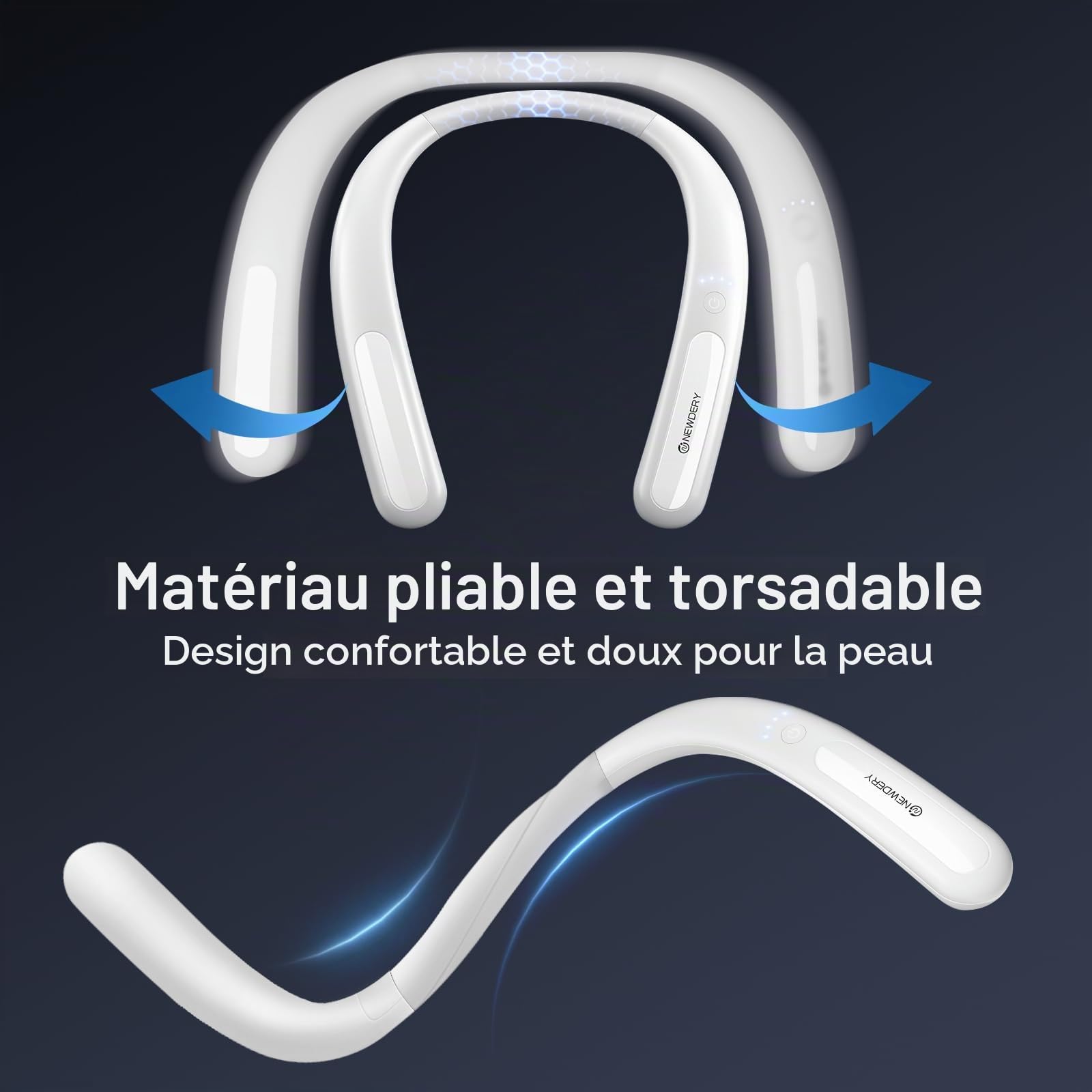 NEWDERY Batterie pour Meta Quest 3S/3, 10 000 mAh PD, Chargeur Rapide à Suspendre pour VR Oculus Quest, Chargeur Portable USB C pour Meta Quest 3S/3/2/1/Pro, iPhone 16|15 Pro/Max/Plus, PSVR 2