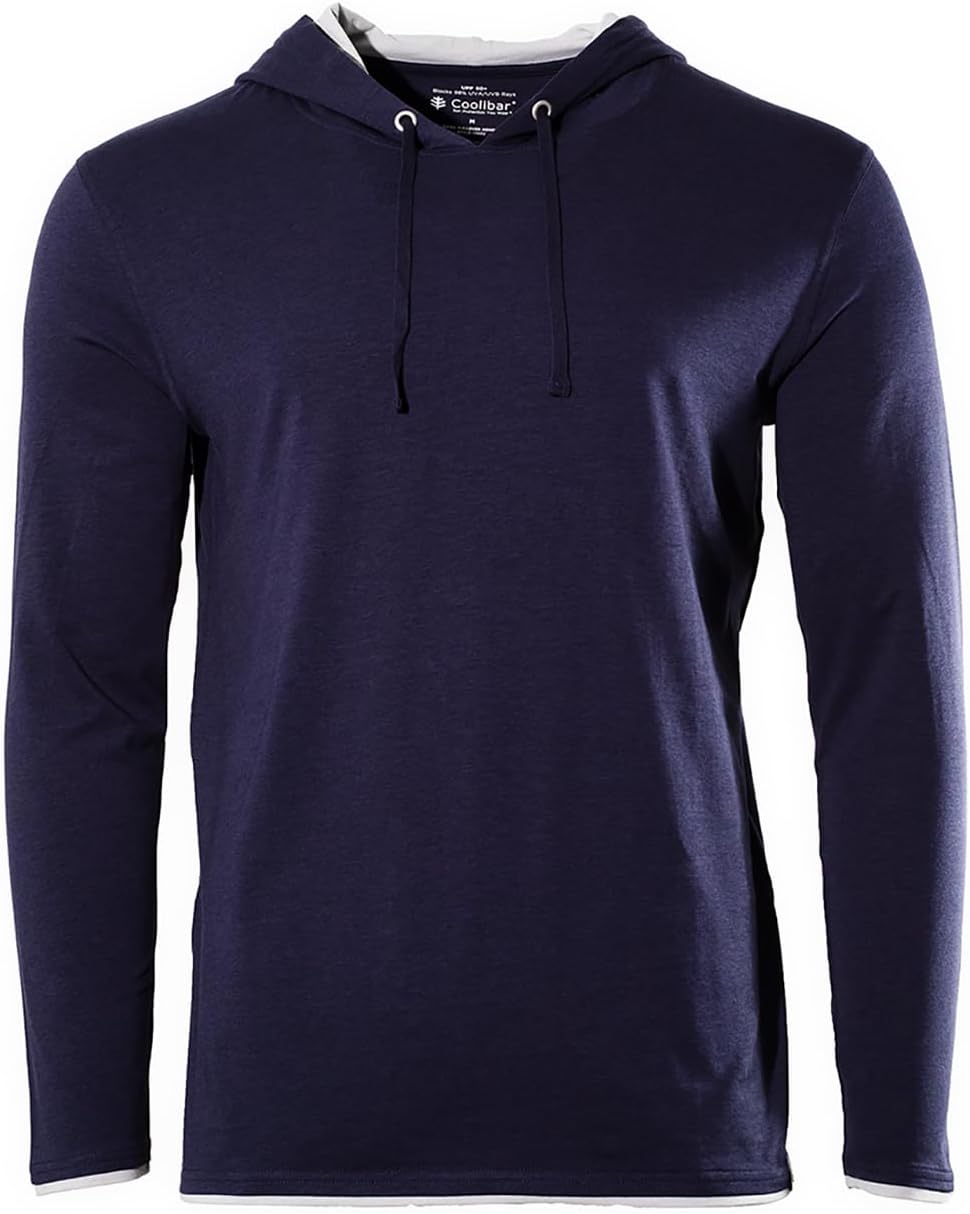 Coolibar Men's Hoodie - UPF 50+ Sun Protection - Oasis