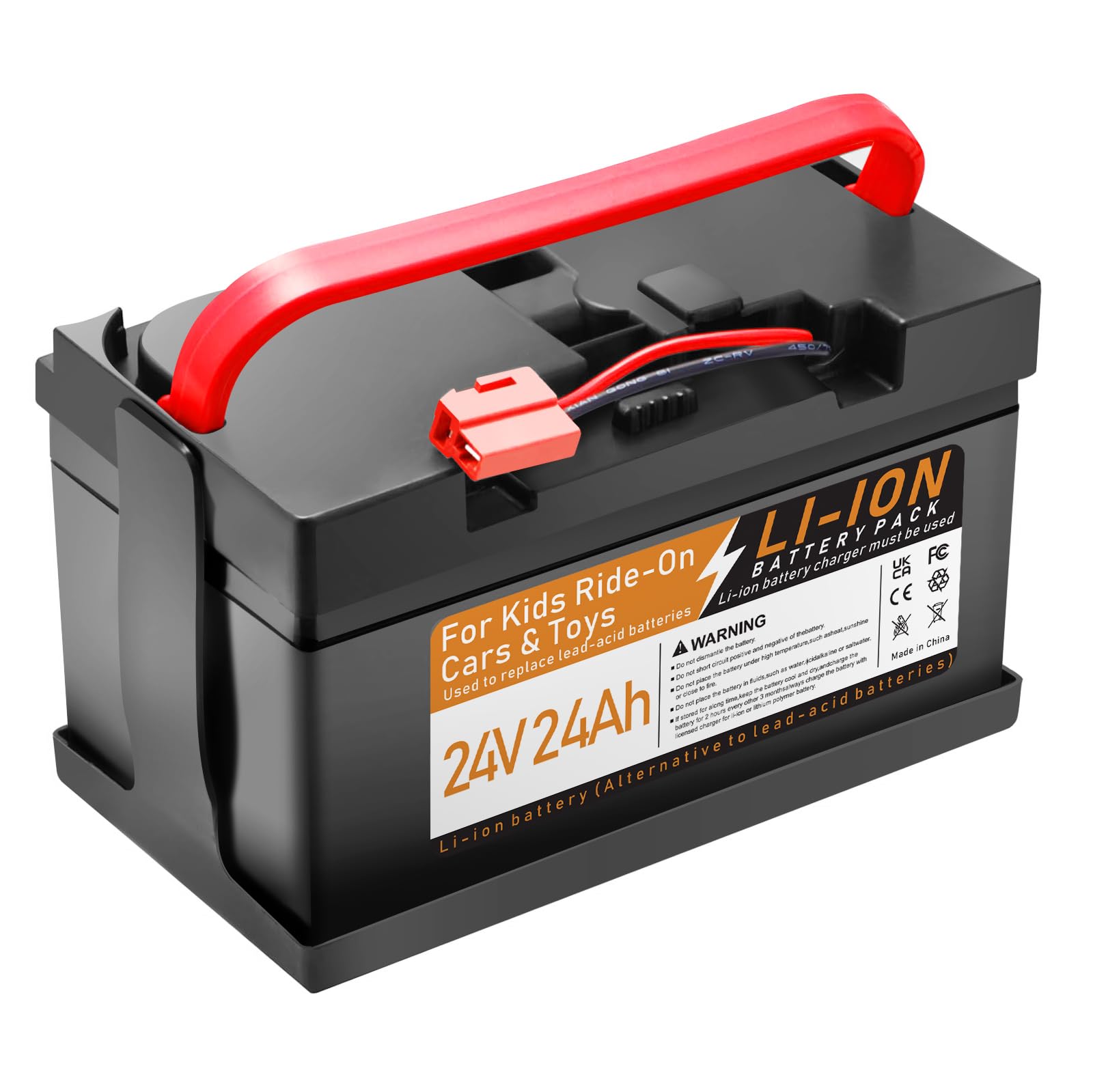 BATTERYバッテリー 24V 105Wh Amazon.com: Tnvodejo 24V 24Ah Li-ion Rechargeable Power Wheels