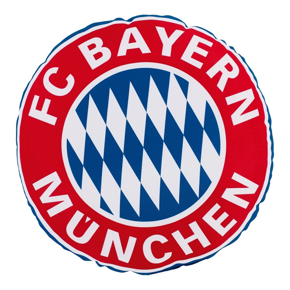 FC Bayern München Rundkissen - Rekordmeister - FCB Dekokissen Logo Kissen