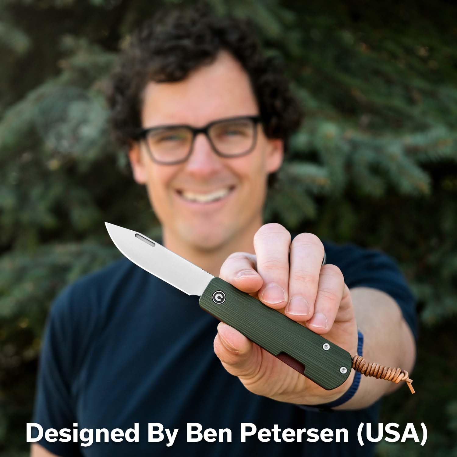 CIVIVI Slippy Sendy Pocket Knife, Slip Joint Folding Knives 7.15 CM Nitro-v Blade G10 Handle, Outdoor EDC Knife C24075B-1 (Green & Red)
