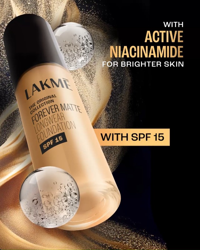 Buy Lakme Forever Matte Longwear Foundation with SPF 15 and Active