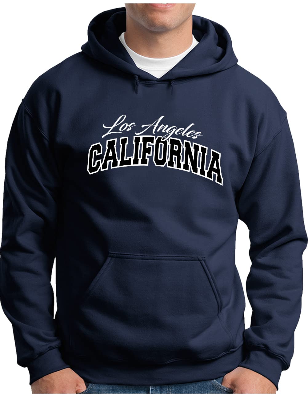 OM3® Los Angeles bluza z kapturem | męska | Kalifornia California L.A.Cali College Style USA | sweter z kapturem S - 4XL