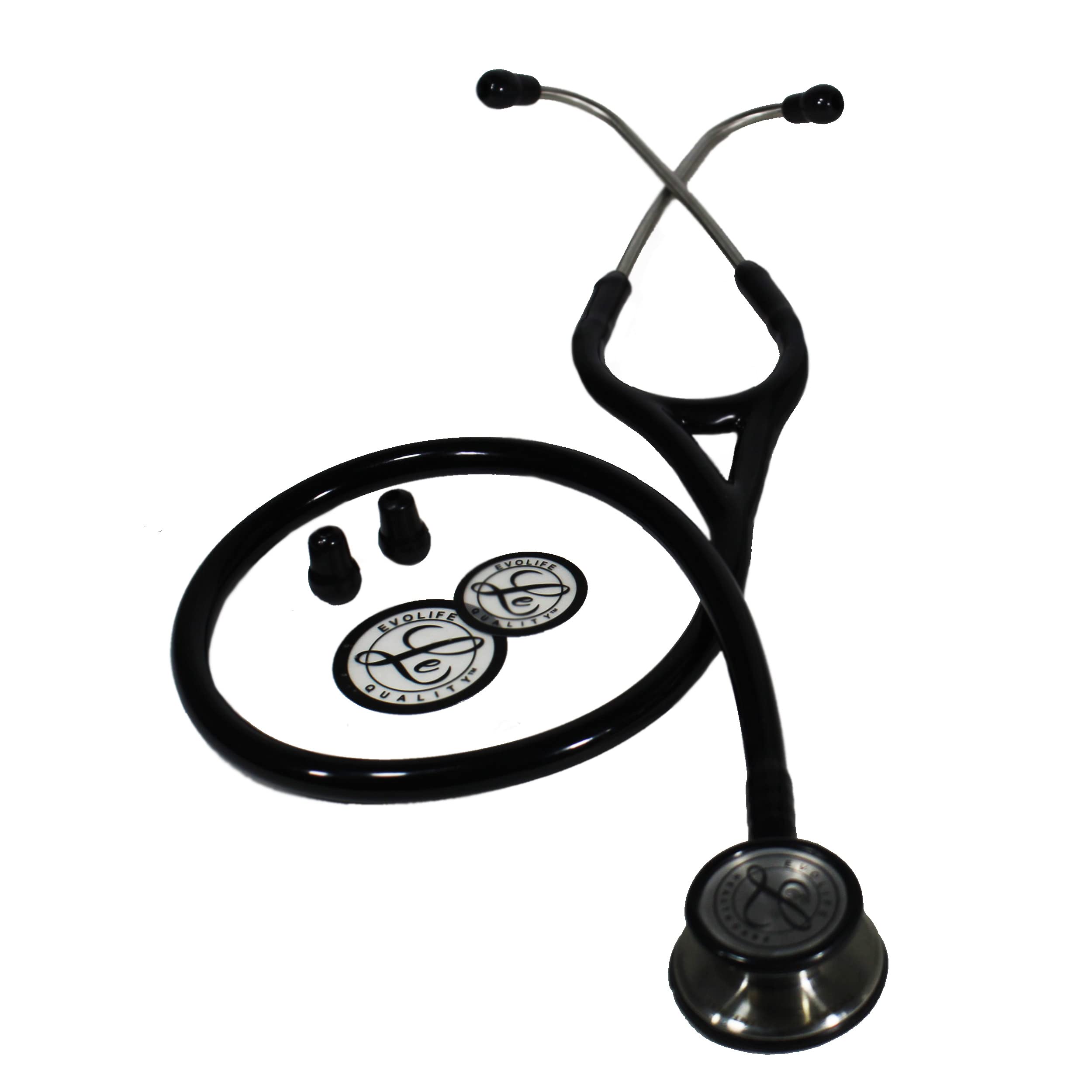 Evolife Stethoscope -Excellent III- for Doctors Medical students Professional use - with Extra Diaphragm & Soft Ear Tips
