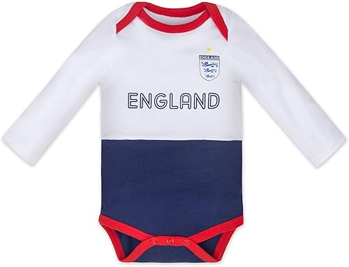 Baby Soccer Jersey Gifts Unisex Soccer Baby Onesie Long Sleeve Newborn Soccer Outfit 0-18M