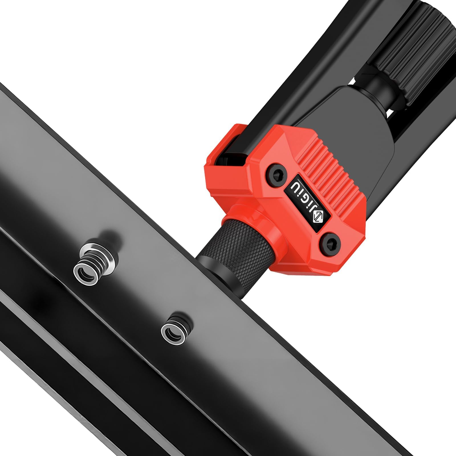 JiGiU Chiave per Inserti Filettati, 13 Pollici, Rossa, Kit 110 Pezzi Design Rivoluzionario a Inserimento Rapido - 7 Mandrini (M3-M12) e Valigetta Portatile - Perfetta per Fai-da-Te