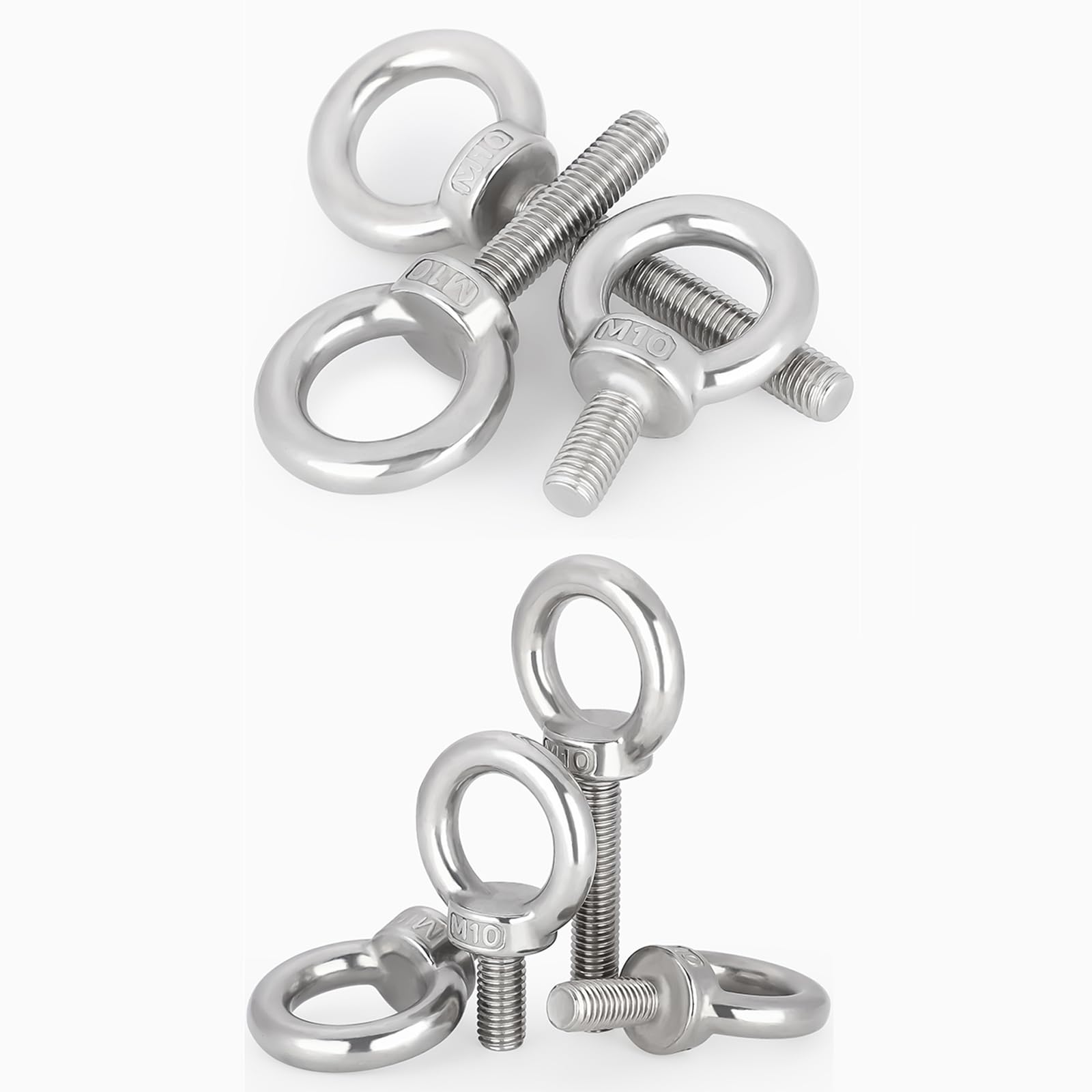 Pernos de ojo Pernos de argolla, Pernos de argolla de alta resistencia, Perno de argolla de elevación for maquinaria con rosca macho M16, Longitud de rosca del anillo del perno de argolla de elevación