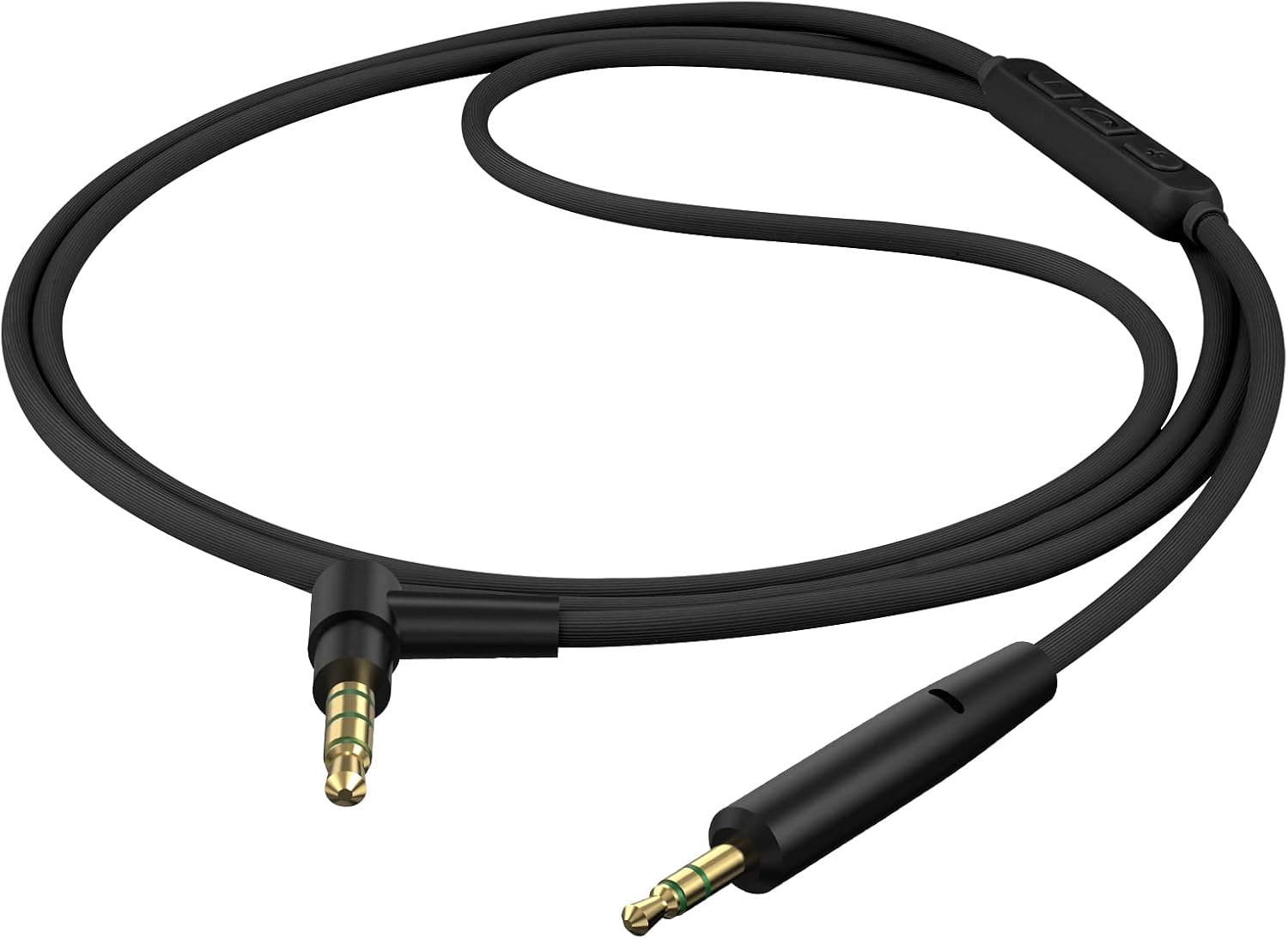 Geekria Audio Cable with Mic Compatible with Bose QuietComfort SE, QuietComfort Ultra, QC 45, QC 35 Series II, QC 35 Cable, 2.5mm Replacement Stereo Cord with Inline Microphone (4 ft / 1.2 m)