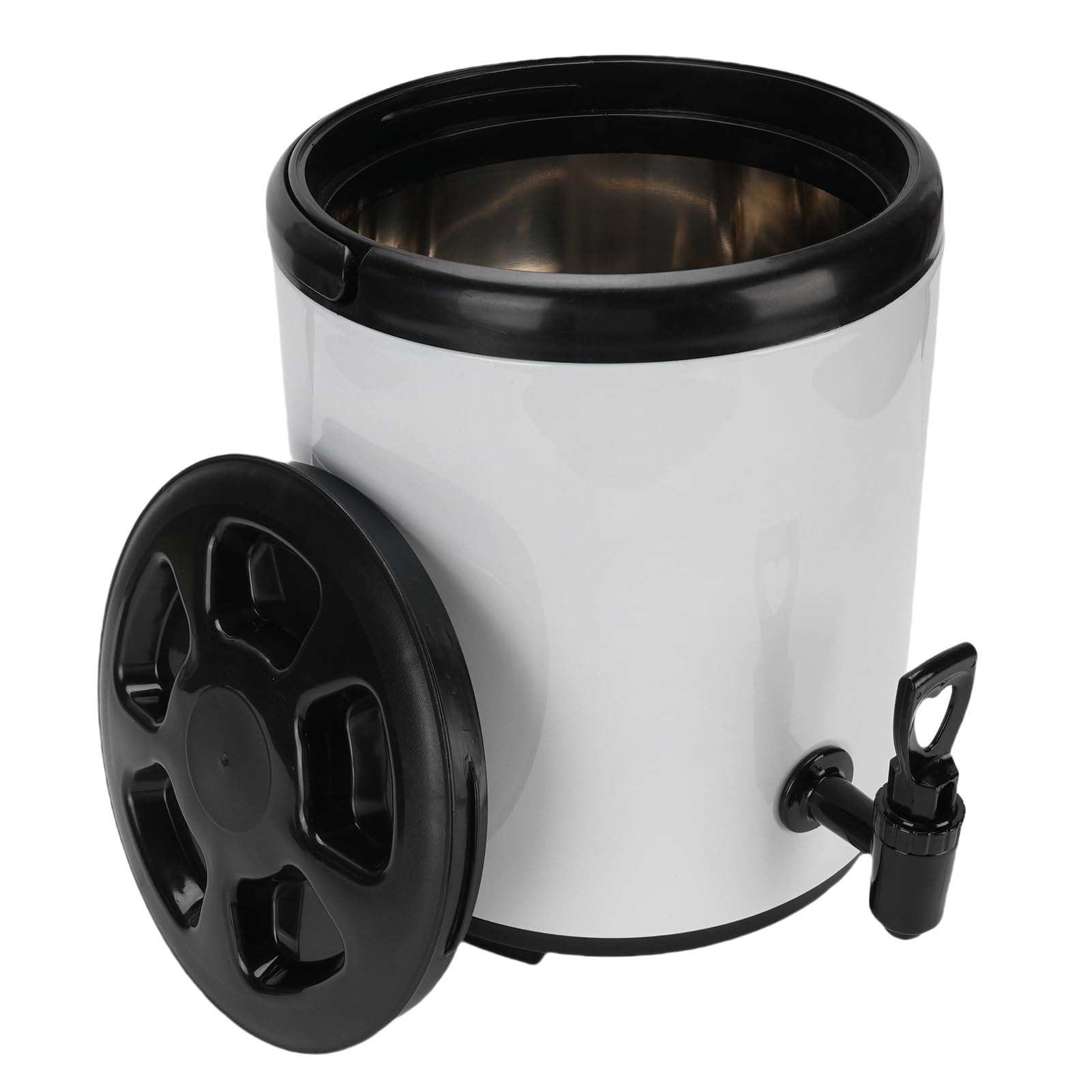 aqxreight Dispenser per Bevande Isolate da 6 Litri Dispenser Portatile per Bevande Calde e Fredde in Acciaio Inossidabile 304 per Zuppa di tè Al Latte Gli Eventi di Catering Utilizzano per Isolate