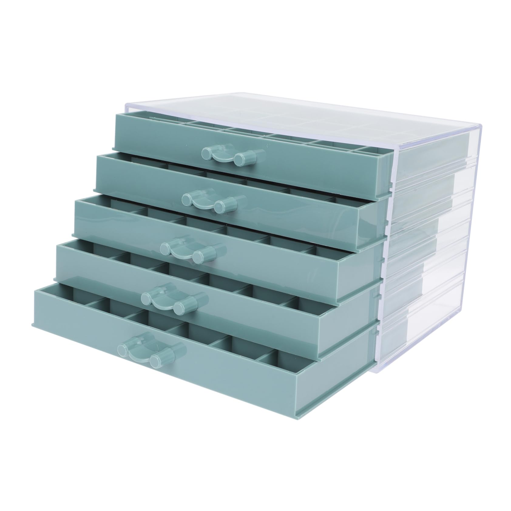 Boîte à faux ongles VICASKY étui à compartiments multiples pour manucure - 8