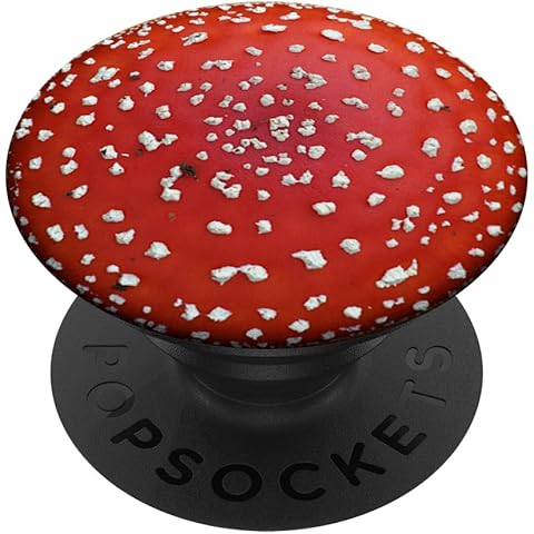 Red Fly Agaric Amanita Mushroom Fungus Hipster Nature Gift PopSockets Adhesive PopGrip