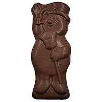 Vista 8 de Fruidles Grandes golosinas navideñas de chocolate con muñeco de nieve, chocolate con leche sólido y suave, rellenos para bolsas de fiesta, envueltos