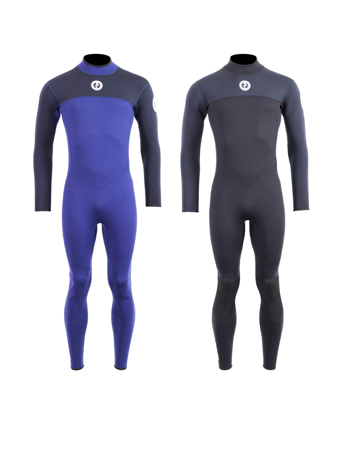 Two Bare Feet Mens Thunderclap 5/4mm Full Length Neoprene Winter Wetsuit - Premium Cold Water Insulation, Flexible and Durable Design for Surfing, Diving, and Water Sports (Navy, 2XL) โ image 1