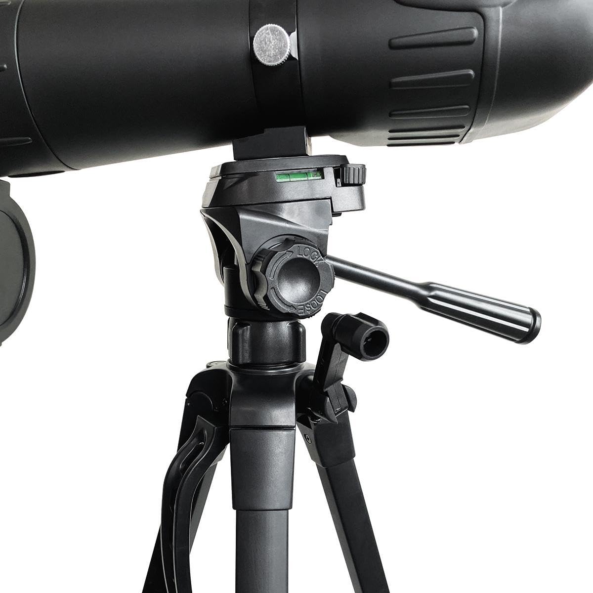 Scope Spotting | Range di ingrandimento: 20-60 | Diametro della lente dell'obiettivo: 60 mm | Campo visivo: 38 m | Correzione diottrica | Borsa da viaggio inclusa | Nero