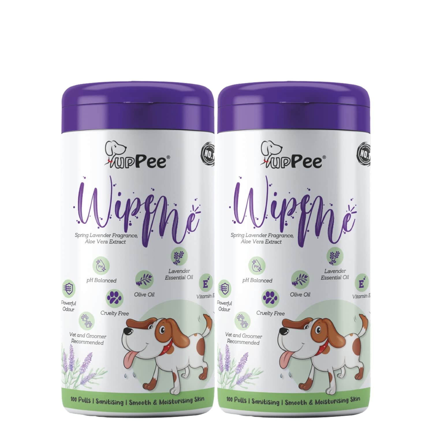 PUPPEE Wipe ME Pet Wipes 200 Count 100% Biodegradable Wet Wipes for Dogs & Cats| Eye Tear Stain Cleansing, Deodorising & Grooming Wipes | Lavender Essential, Vitamin E & Olive Oi (B09NLWVJXR) Amazon Price History, Amazon Price Tracker