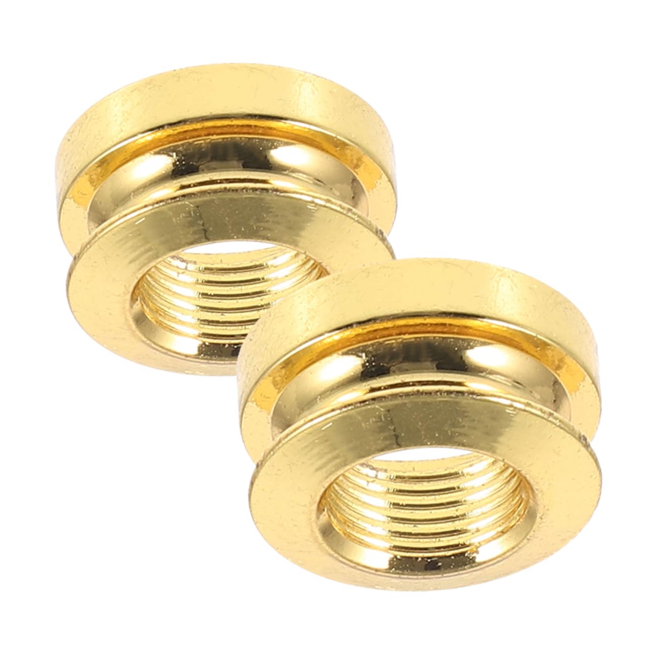 BESTonZON Guitar Strap Locks Set Acoustic Guitar Button Screw Tail Pin Cap Covers