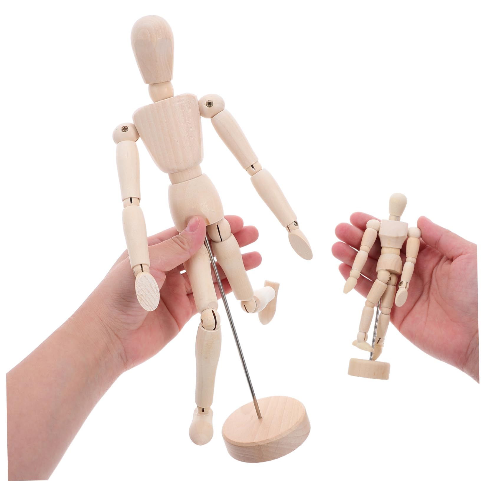 NUOBESTY 5 Pièces Mannequins Dessin Articulés avec Support Modèles Flexibles pour Croquis Artistiques Étude Anatomique et Décoration Variées pour Artistes et Étudiants