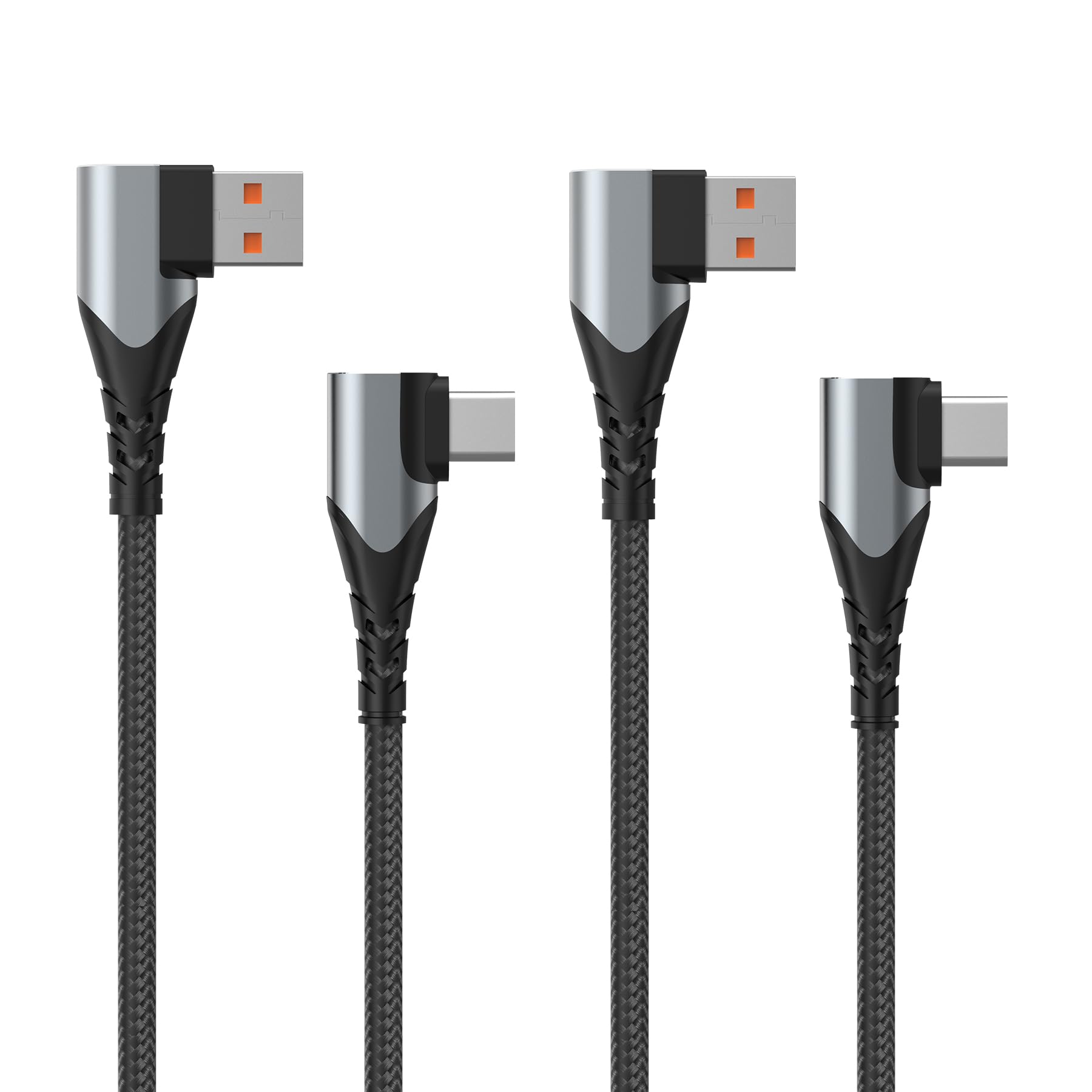 Amazon.co.jp: 編組USBからUSB Cケーブル90度USB C高速充電