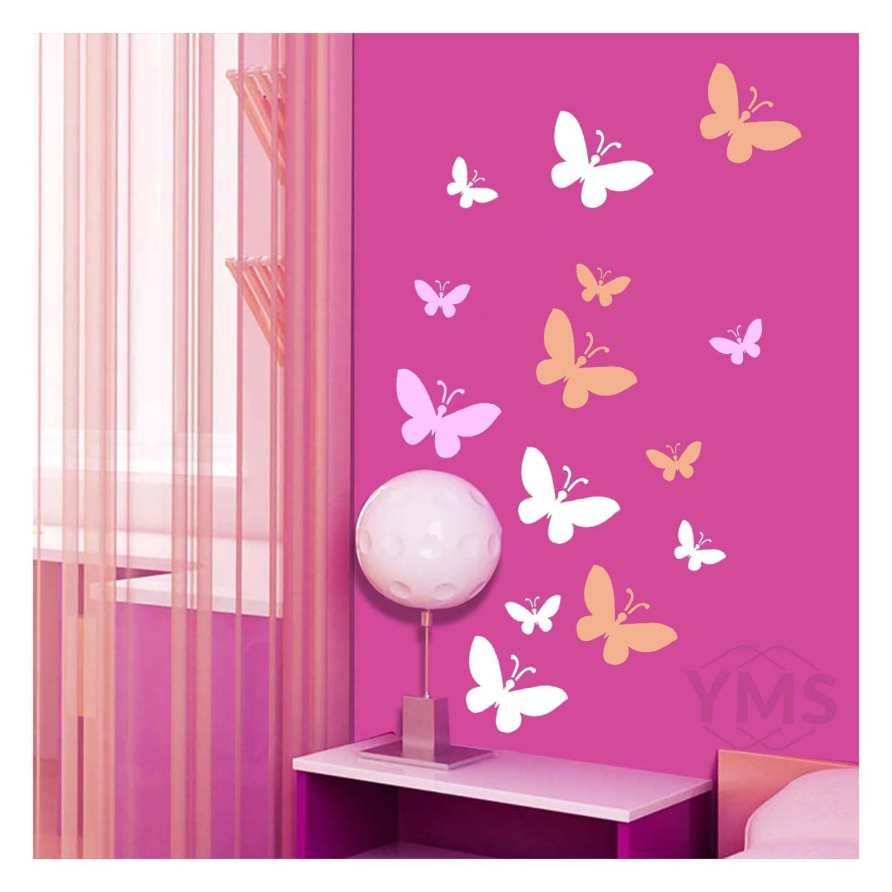 See full amazon price history chart for YMS Butterfly Reusable DIY Wall Stencils for Home Wall Decor (PVC,13-inch X 13-inch) YMS Butterfly Reusable DIY Wall Stencils for Home Wall Decor (PVC,13-inch X 13-inch) (B08339C9WG) Amazon Price History, Amazon Price Tracker