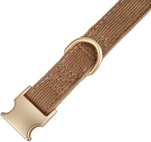 Miniatura 9 de Collar suave para perro con hebilla de metal, ajustable, duradero, cómodo, de pana de algodón, para perros grandes, medianos y pequeños, collares de