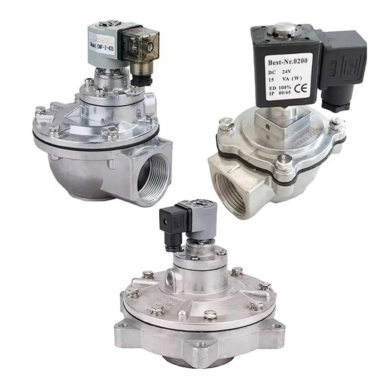 Zawór impulsowy elektromagnetyczny kątowy DMF-Z-20/25/35/50/62/76-S Napięcie AC220V DC24V Zanurzony zawór DMF-Y,Zapobiega wyciekom(DMF-Z-20J,24V)