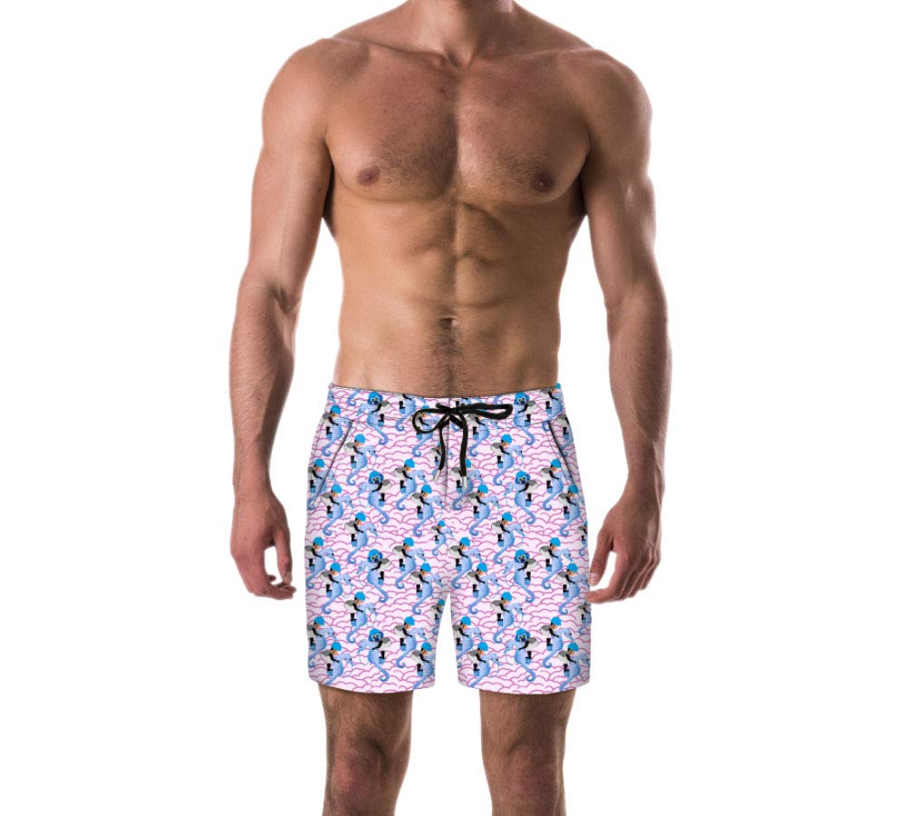 Mens Swim Trunks Slim Fit-image-44
