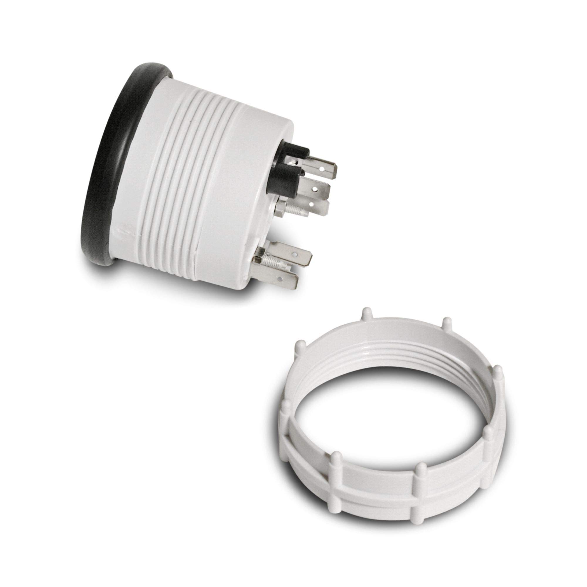 JOM części samochodowe i samochodowe Hifi GmbH wskaźnik, wskaźnik RPM, 0~8.000RPM, czarny, Ø52 mm
