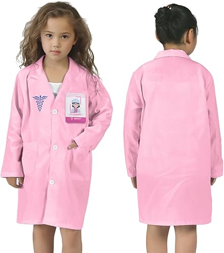 Miniatura 10 de Kit de médico de juguete para niños de 3 a 5 años, disfraz médico para niños con estetoscopio real, regalo de juego de simulación para fiesta de