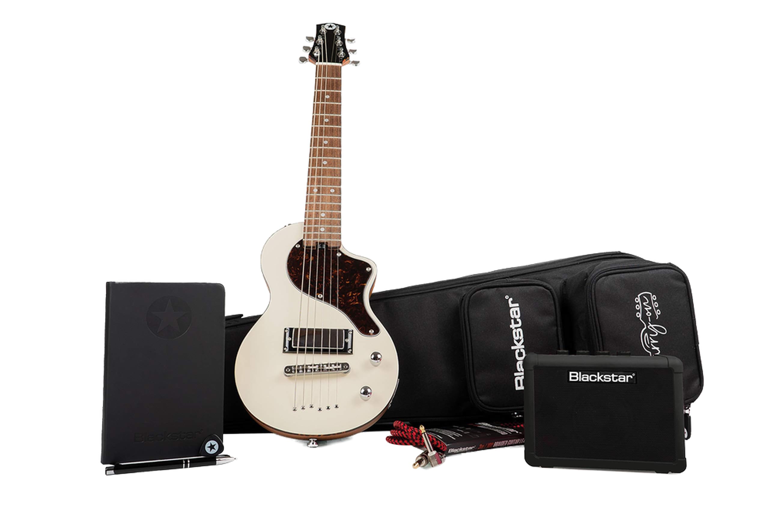 ギター Blackstar carry-on guitar Blackstar Carry-On ST Black Travel Electric Guitar w/Case