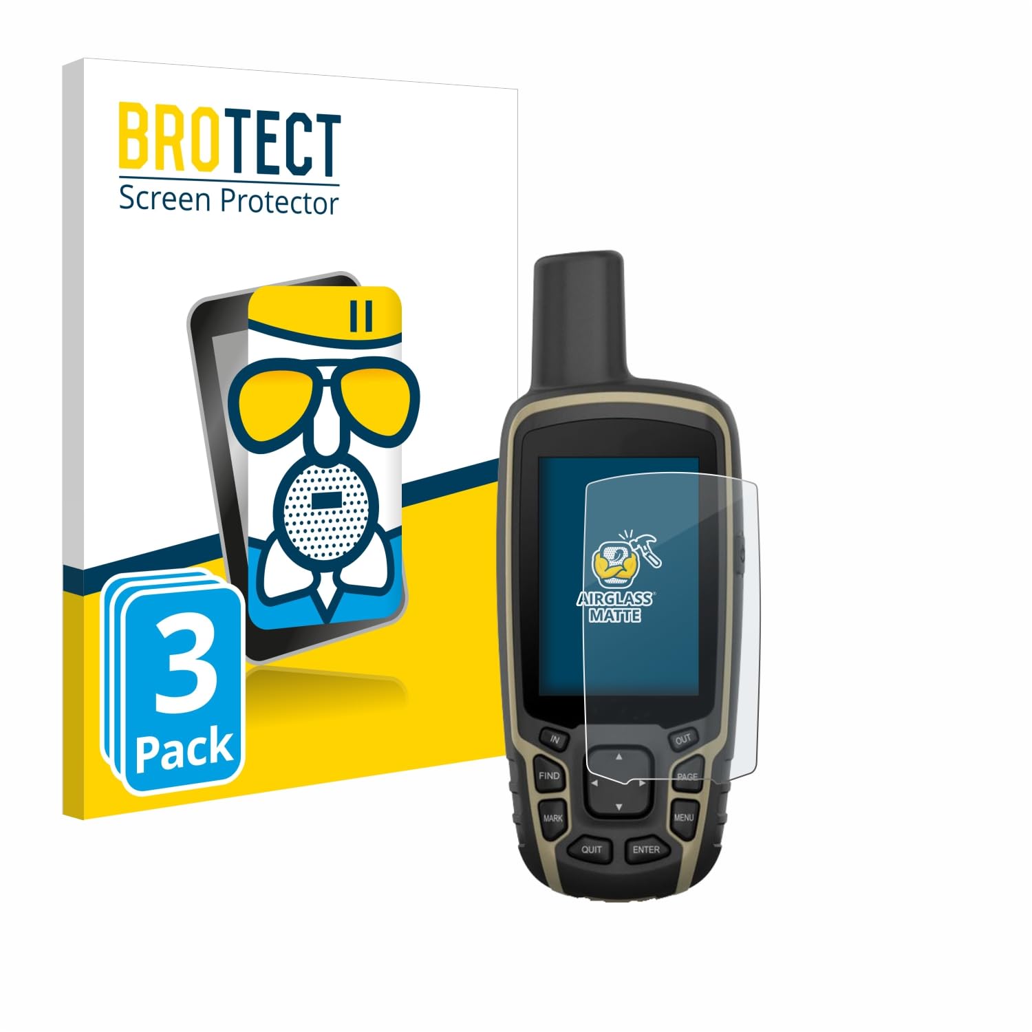 BROTECT Screenprotector Voor Garmin GPSMAP H1i Plus Folie Beschermfolie Beschermglas Matte 3 Stuks 2519335688 BROTECT Screenprotector Voor Garmin GPSMAP H1i Plus Folie Beschermfolie Beschermglas Matte 3 Stuks 2519335688
