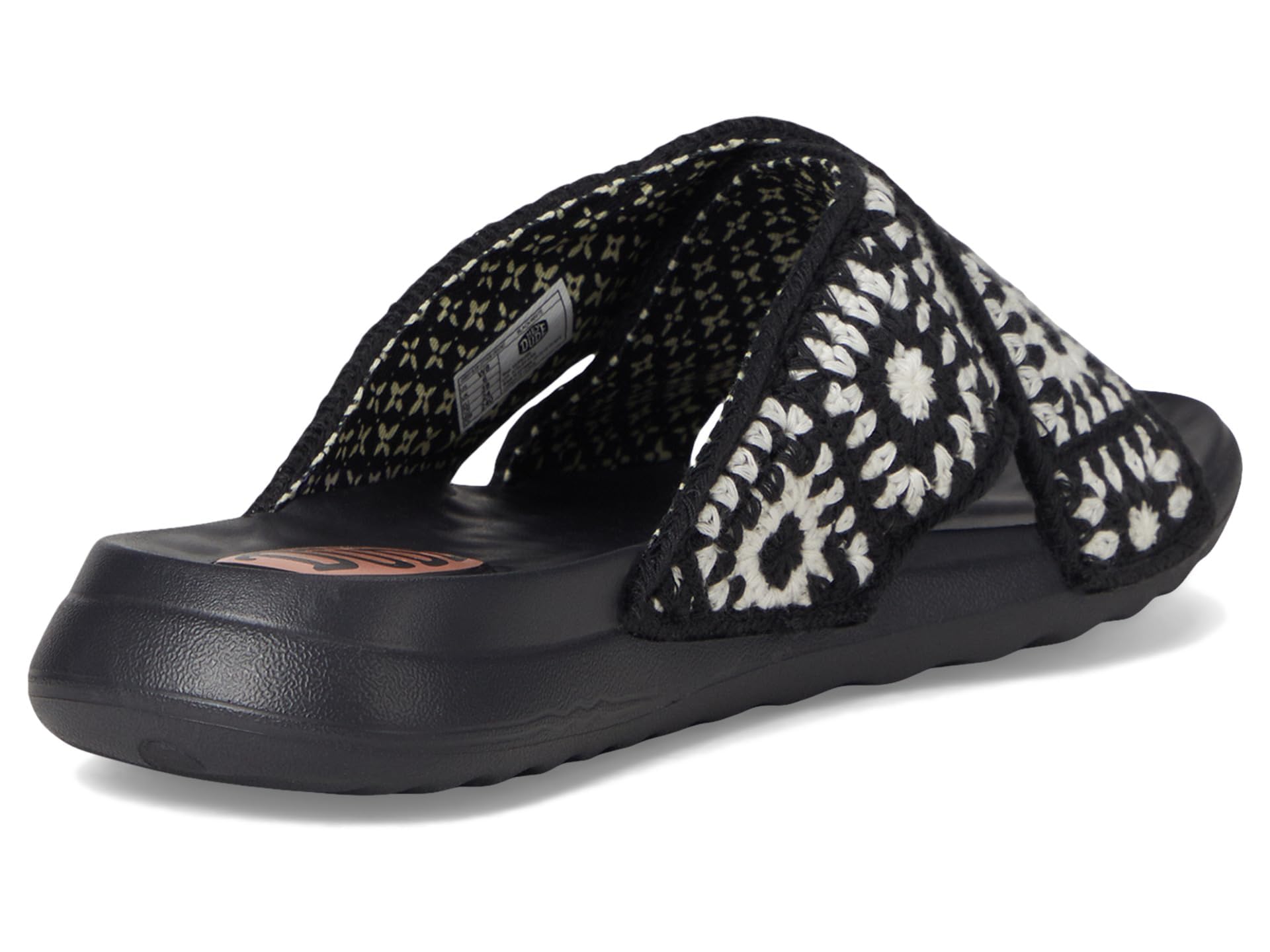 HEYDUDE Christi Slide Cottage Crochet MocassinoDonna