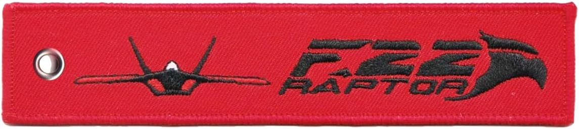Weaponz Online F-22 Aircraft RBF Flight Key Chain Baggage Luggage Tag