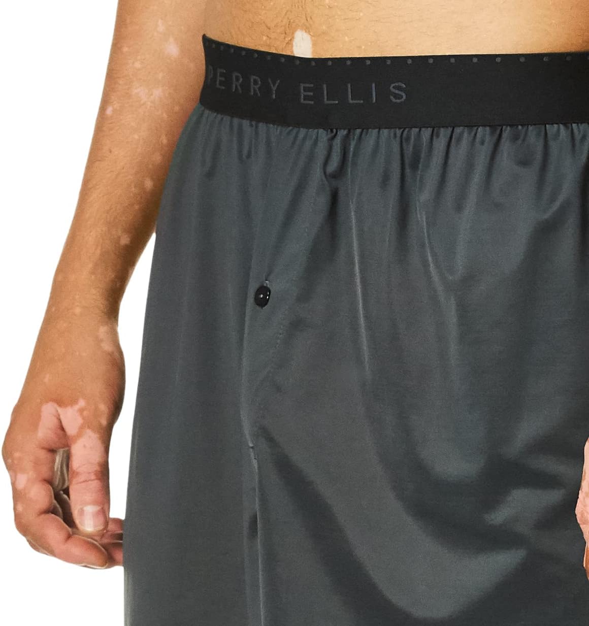 Perry Ellis mens Luxe Solid Boxer ShortsBoxer Shorts - Image 3