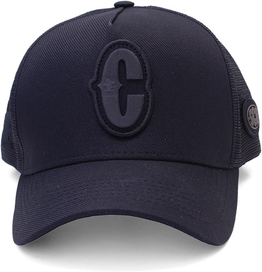 Sacudido's Cap | Alphabet | Changes Color In The Heat | Trucker Cap Adjustable For Men Women (US, Alpha, One Size, C - Black)