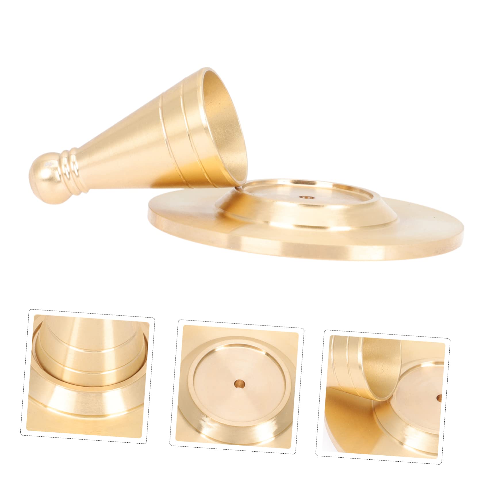 Cabilock Supporto per Coni Incenso a Riflusso in Metallo