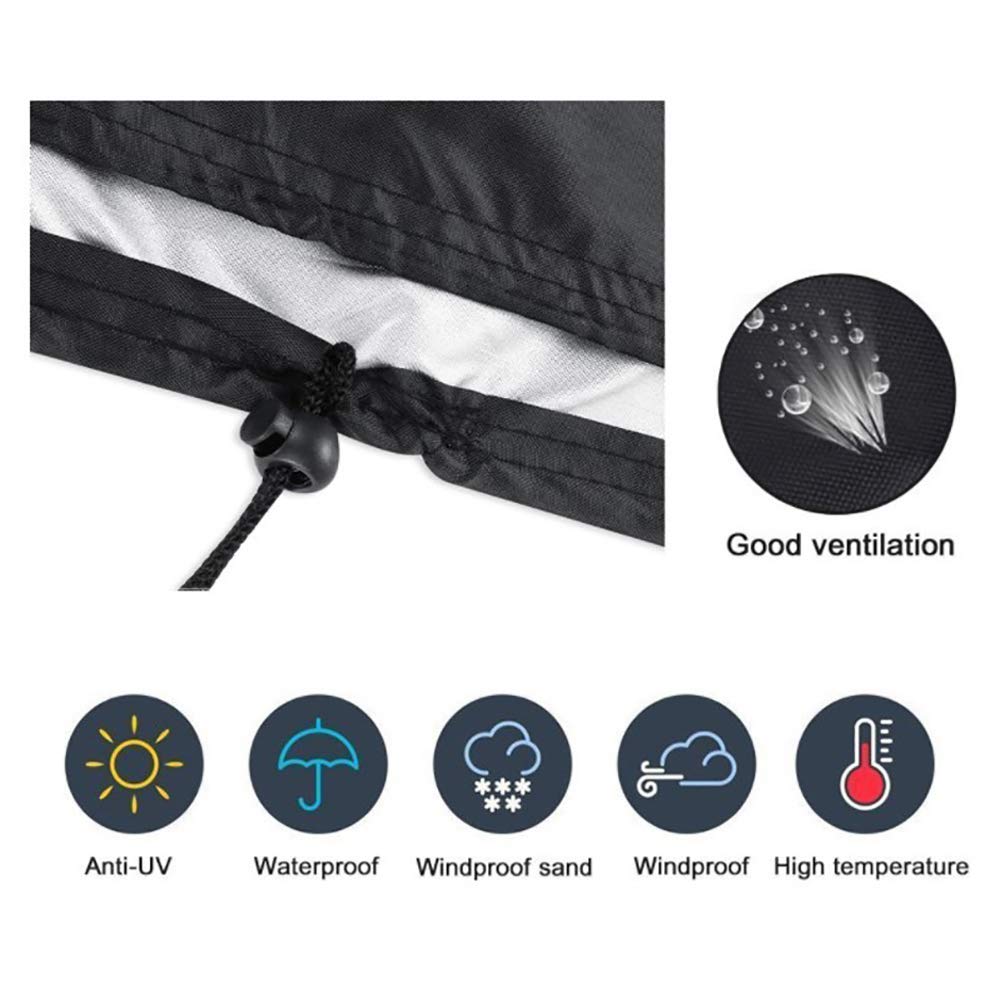 STTC Housse de Protection pour Tapis de Course, 210D Oxford Tissu Imperméable Anti-poussière Couverture pour Tapis Roulant de Sport,206x94x170cm