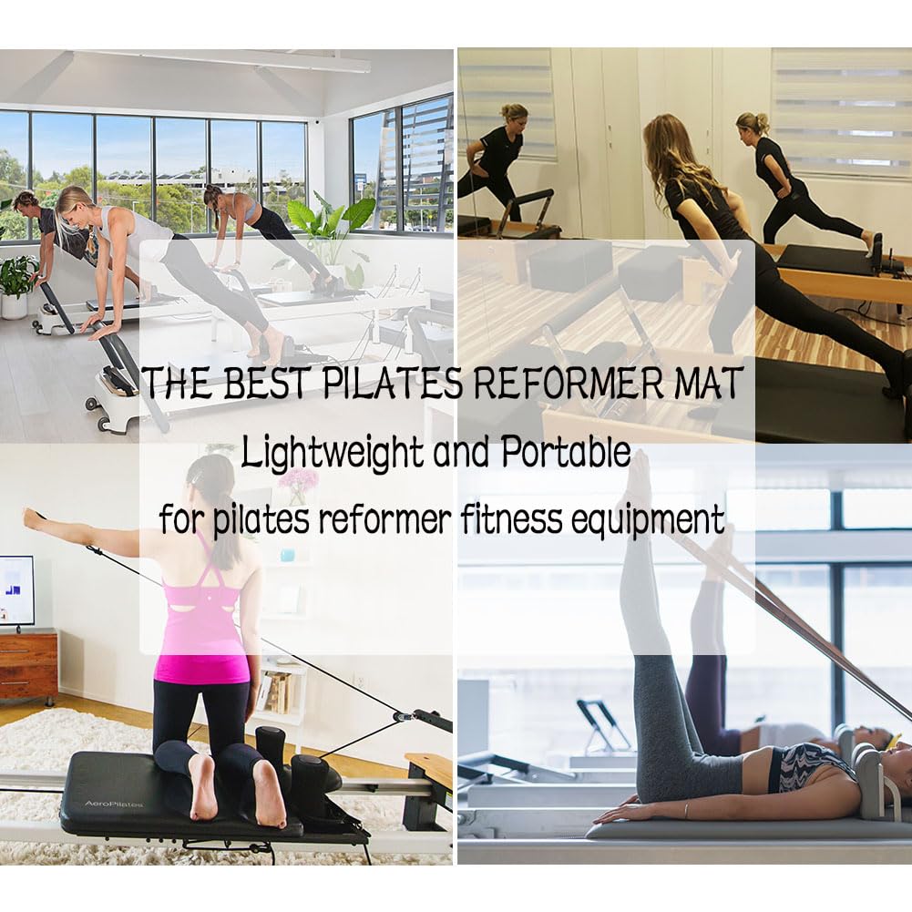 Tapis de Pilates pour Reformer FANSU Antidérapant Durable Caoutchouc