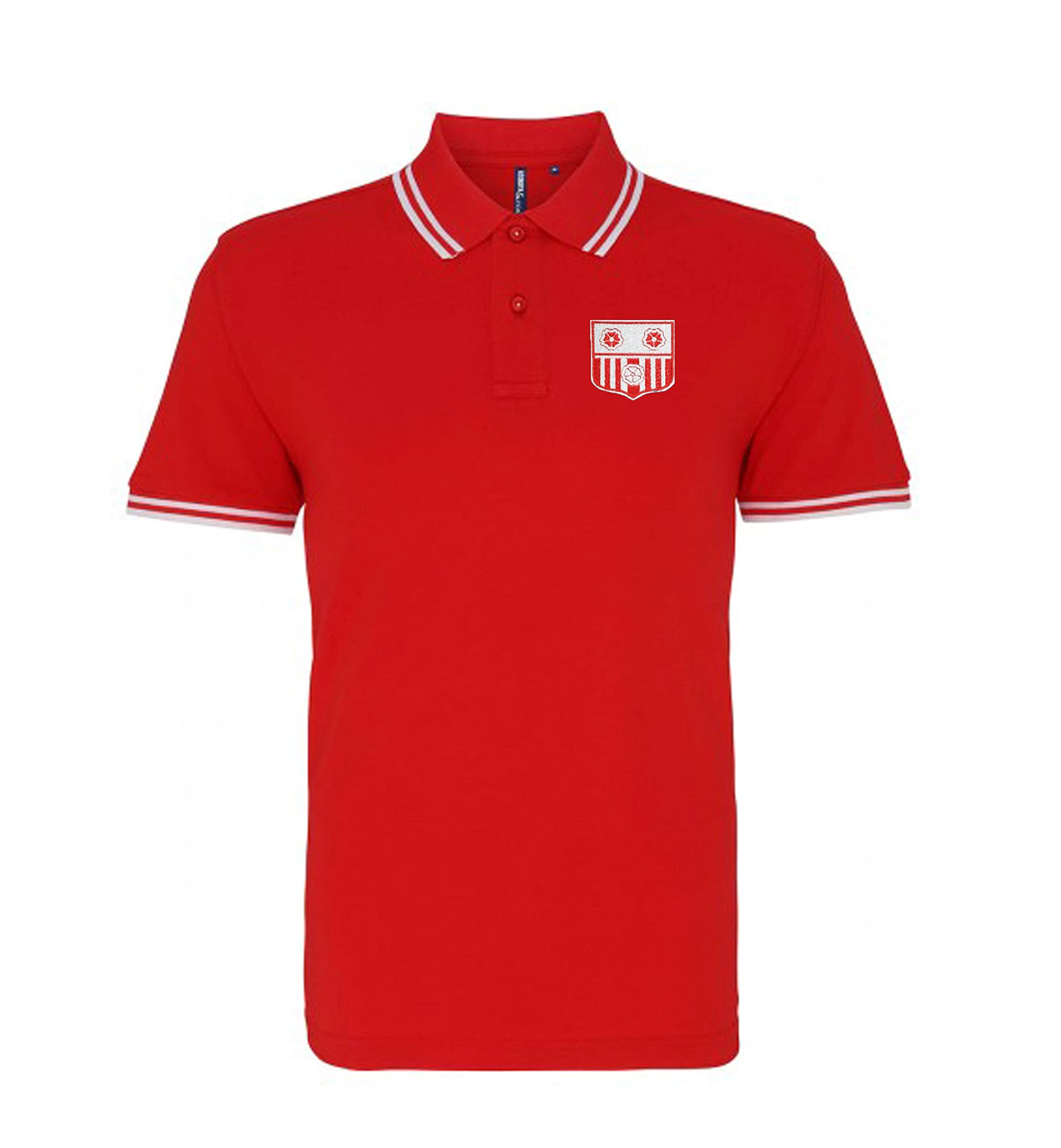 Southampton 1960s Retro Football Iconic Polo Embroidered Logo