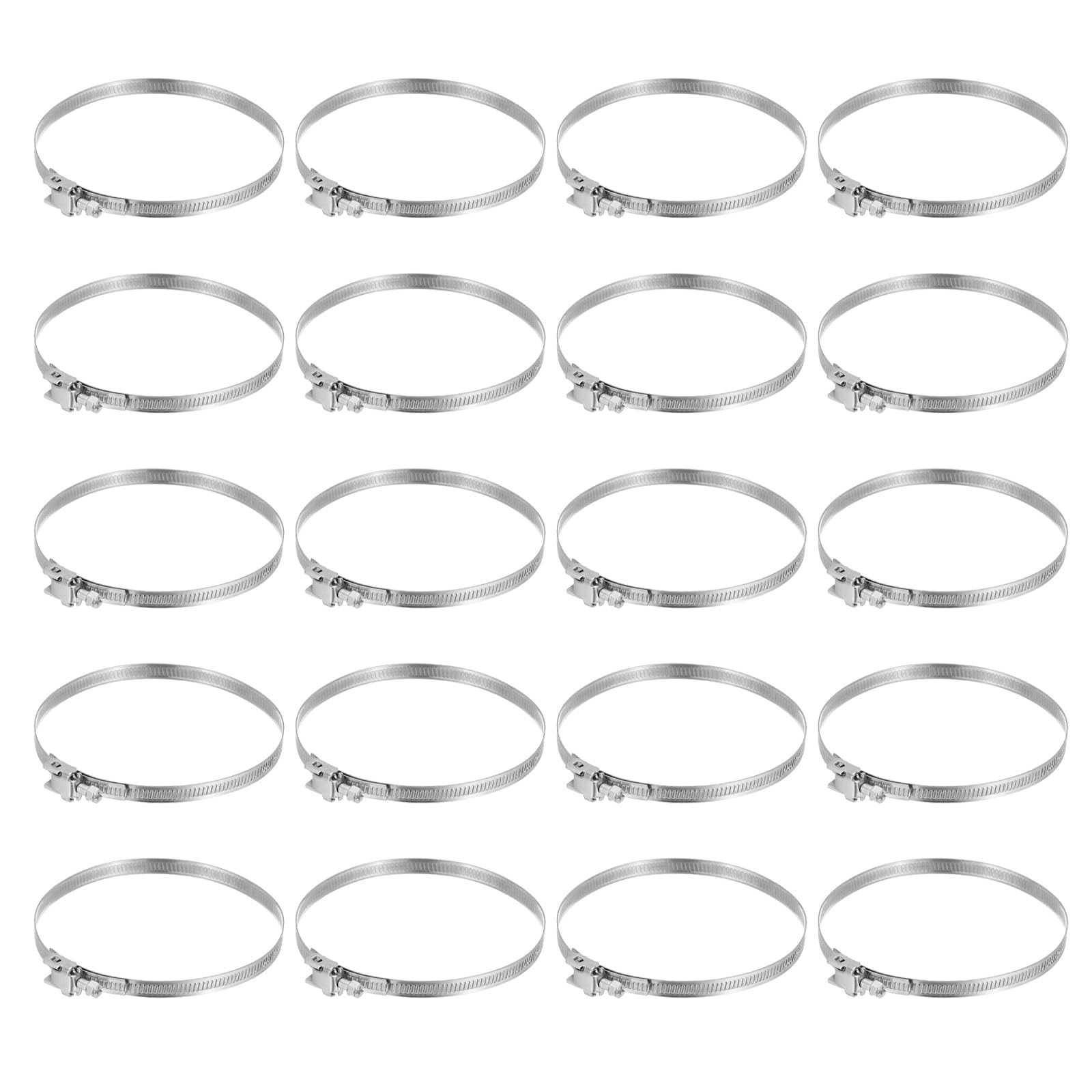 PATIKIL 4 Inch Adjustable Pipe Hose Clamp