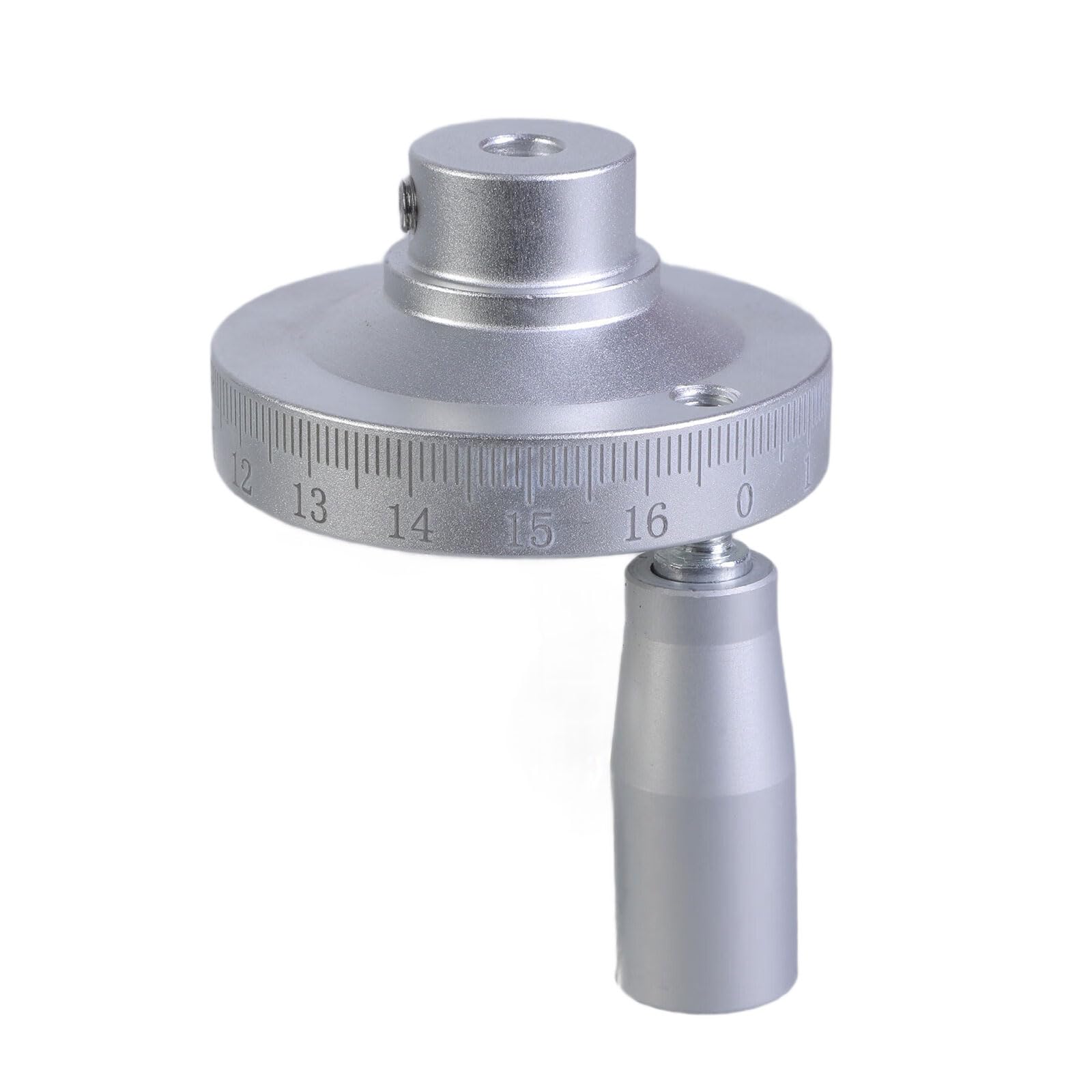 Woedpez Aluminum Revolving Handwheel Suitable for Machinery Various Industrial Applications with Engraving Scale Marking Industrial Hand Crank