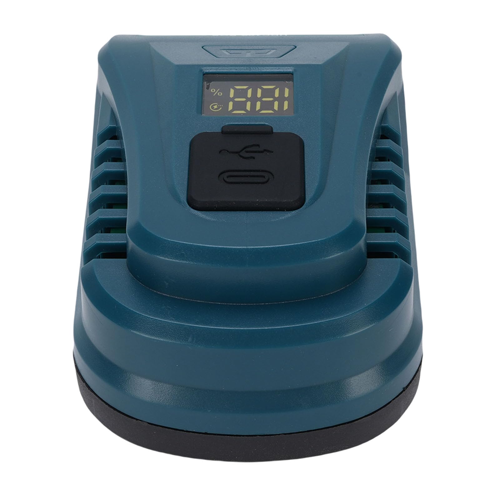 Konwerter szybkiej ładowarki 100 W z wyjściem USB typu A i typu C, wyświetlaczem mocy LED i ładowaniem dwukierunkowym, kompatybilny z akumulatorami litowo-jonowymi BAT609 BAT611