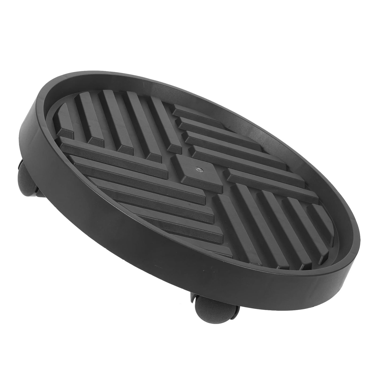WEYIMVTO Mobile plant pot trays, Round Mobile Thickened Flowerpot Base Water Tray Plant for Pots Extra Large