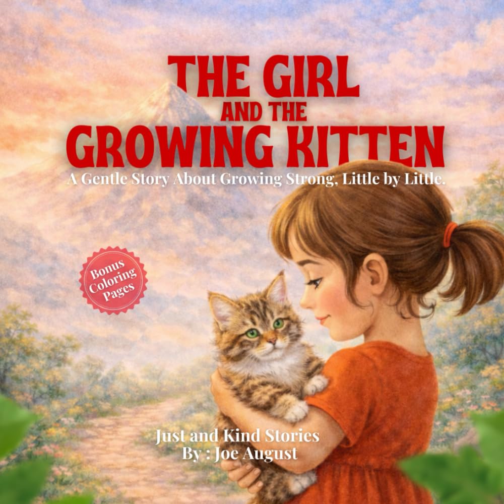 The Girl and the Growing Kitten: A Gentle Story About Growing Strong. Little by Little. (Just & Kind Stories)